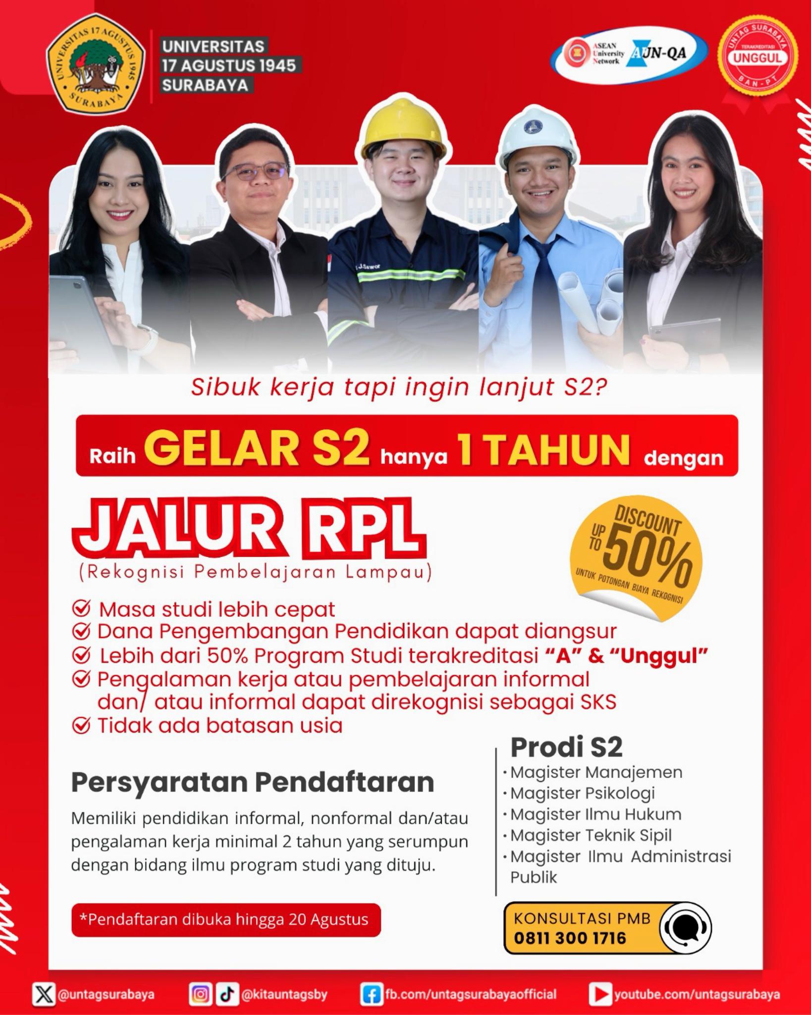 Jalur Masuk RPL Magister